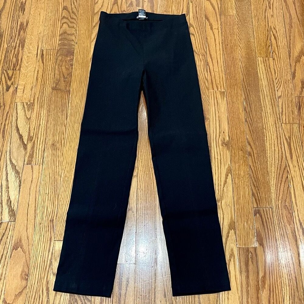 Franne Golde Classic 28 Fit Black Ponte Pants
